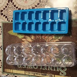 Bundle  storage eggs container and ice 🧊 make it